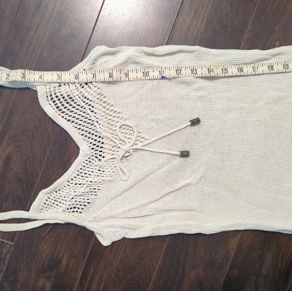 Beautiful Hand knit cotton tank - Picture 2 of 2